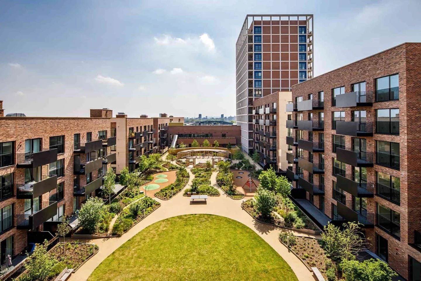 Coronation Square development in Leyton